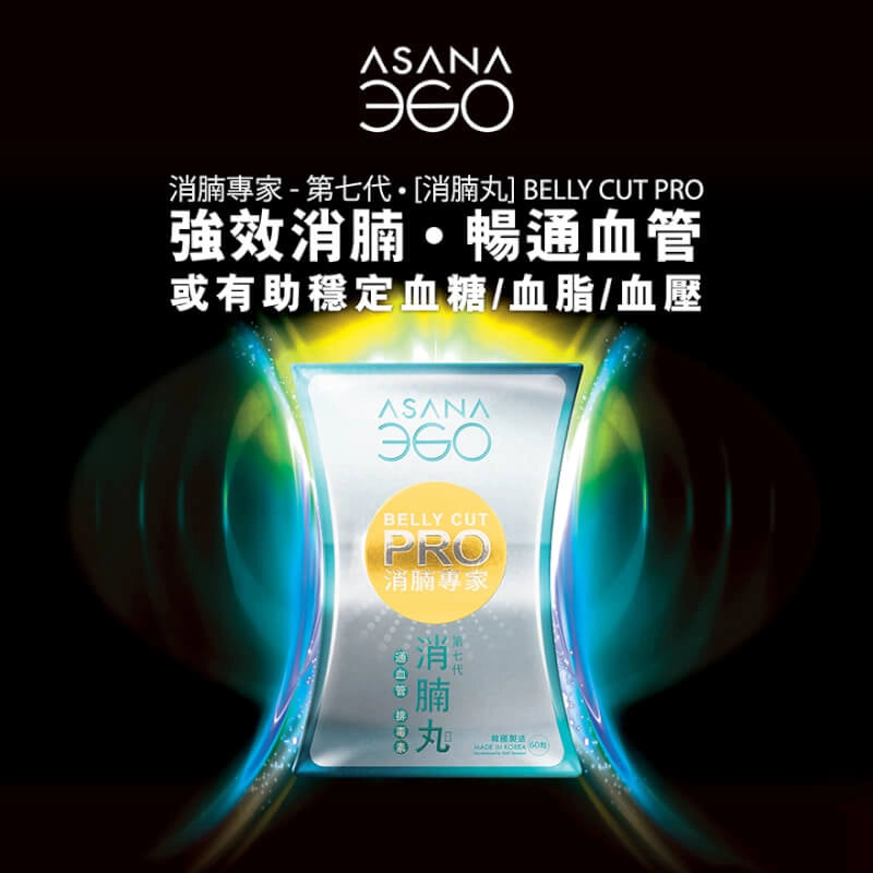 【新包裝】ASANA 360 第7代消腩丸 消腩專家  60粒裝