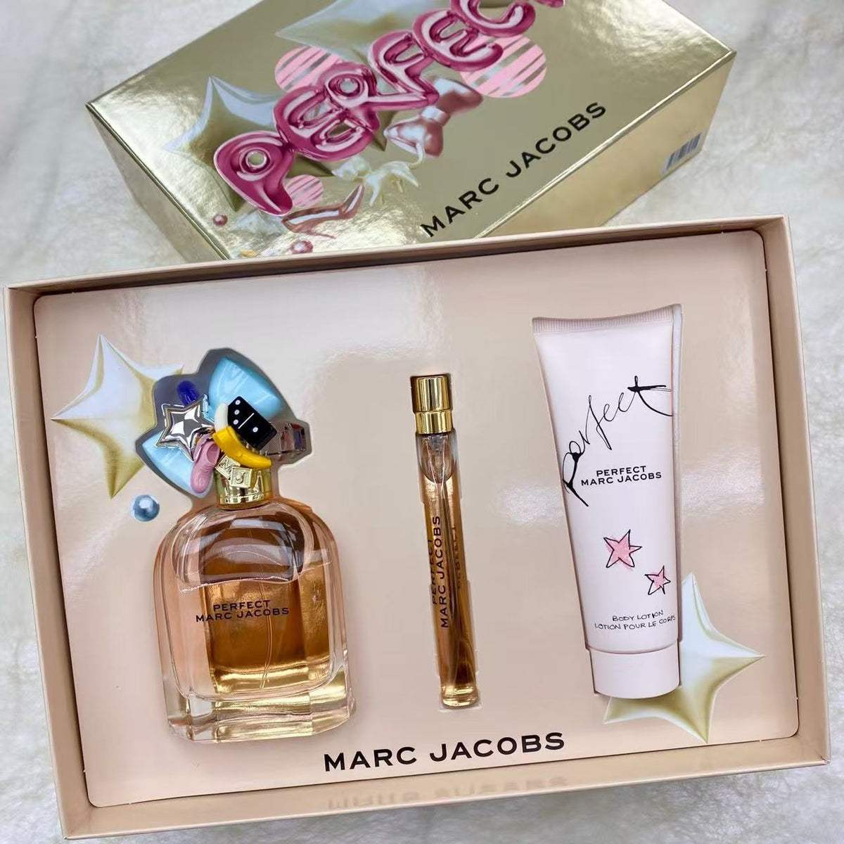 Perfect Marc Jacobs Eau De Parfum Gift Set 馬克雅可布/馬克莫傑完美小姐淡香精套裝(EDP 100ml+ EDP 10ml+身體乳75ml)