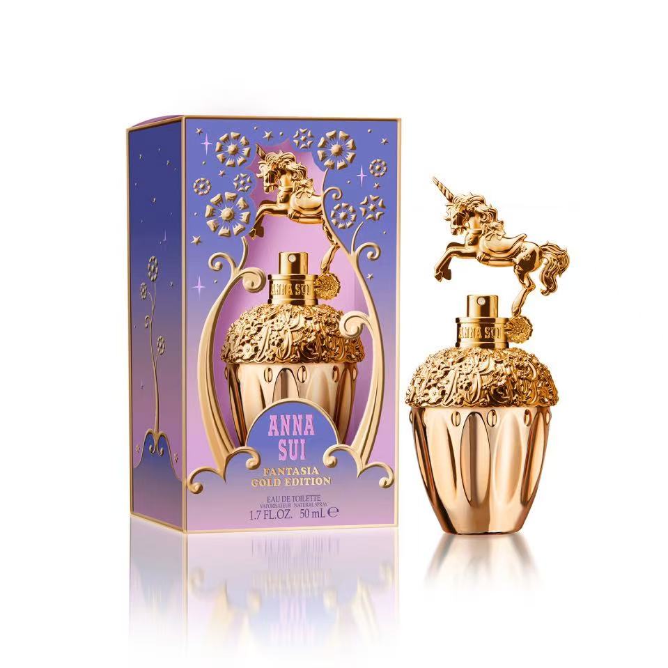 ANNA SUI Fantasia Gold Edition Eau De Toilette 安娜蘇童話金色獨角獸淡香水 50ml