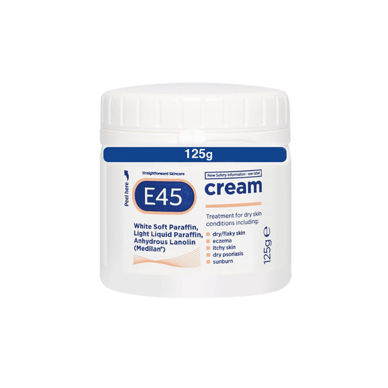 [UK] E45 Dermatological Moisturizing Cream Tub, 350g 