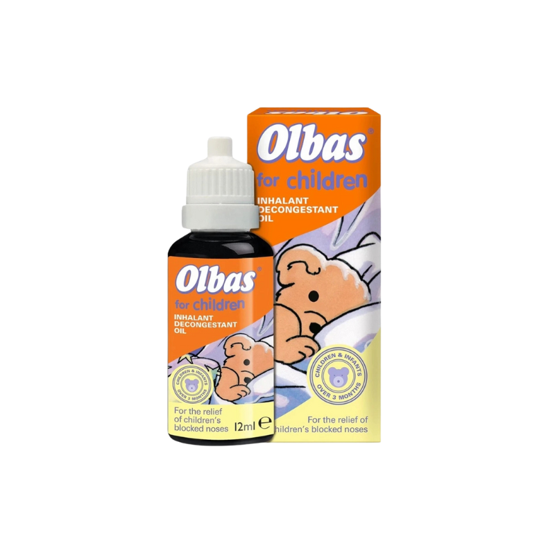 【英國版】Olbas Oil 天然兒童通鼻精油 嬰幼兒寶寶鼻塞 12ml