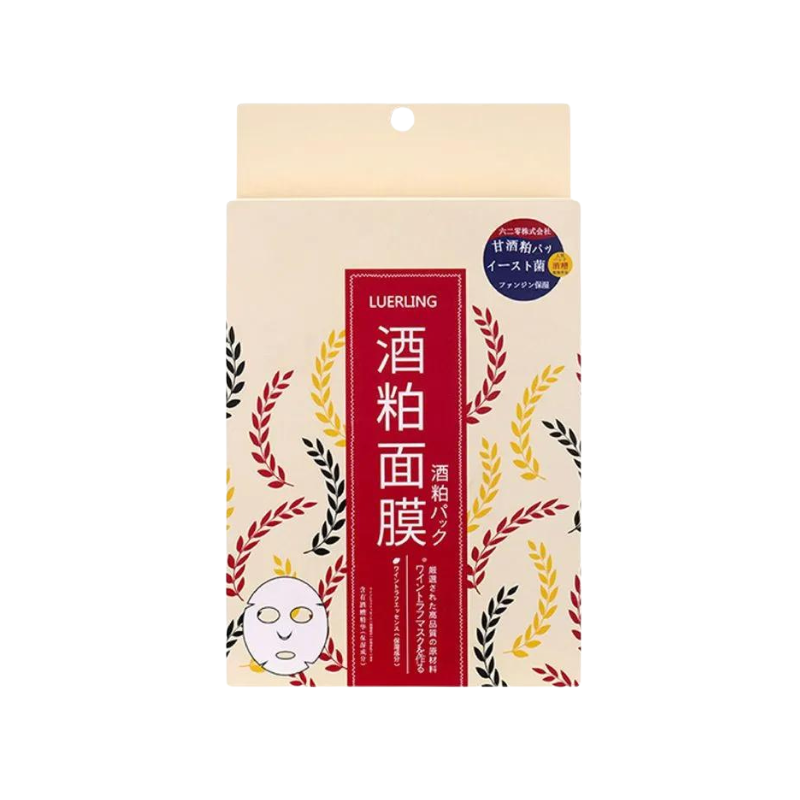 Japanese LUERLING Sake Rice Mask (10 pieces)