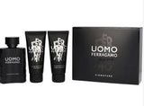 Salvatore Ferragamo Uomo Signature Eau De Parfum Gift Set 菲拉格慕峰度男士淡香精套裝(EDP 100ml+沐浴露100ml+鬚後乳100ml)