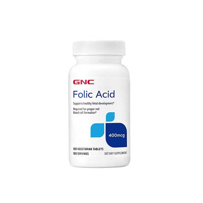 健安喜 GNC - 葉酸400mcg  100粒（平行進口）