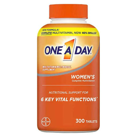 【New】美國拜耳Bayer One A Day女士復合維生素礦物質綜合維他命鈣 300粒.