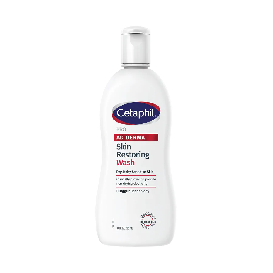 【2026年新版】美國 Cetaphil 舒特膚倍加護TM醫學濕疹專用配方潔膚露295ml 紅色