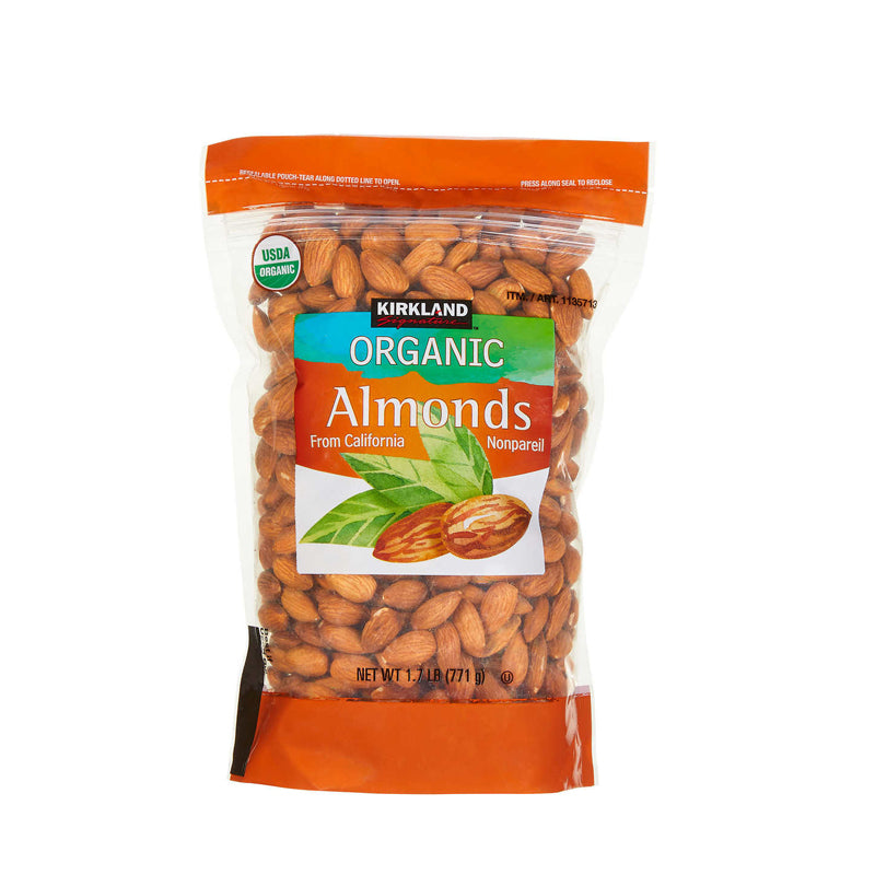 Kirkland Organic Almonds 有機原味杏仁 1.7lb/771g