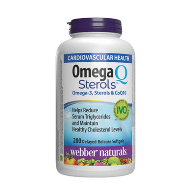 Webber 奧米加3 + 輔酶Q10 Naturals Omega-3 & CoQ10, 200軟膠囊