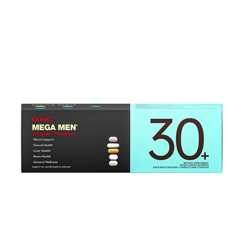 GNC 健安喜Vitapak®男性30+每日營養 30包維生素奶薊充電包精氨酸.