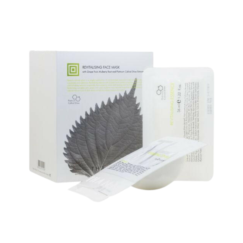 【香港專櫃】THANN 天然紫蘇再生面膜 SHISO REVITALIZING FACE MASK 4 SHEETS