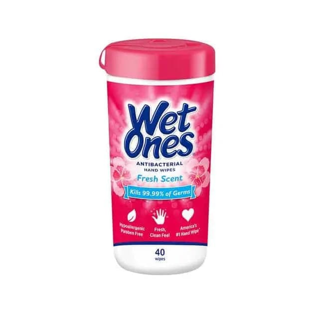 ［每人限買2桶］美國Wet Ones Antibacterial Hand Wipes家庭裝清新殺菌消毒濕紙巾48片 泰好批—網絡批發直銷