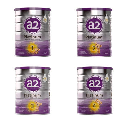 【6罐】👶 澳洲A2 PLATINUM 嬰兒配方奶粉｜6罐超值組｜1-4段900g・A2β酪蛋白・親和好吸收