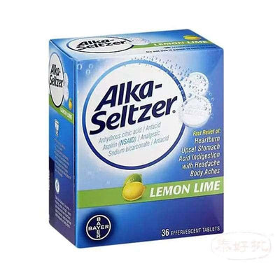 【美國版】Alka-Seltzer Lemon Lime, 36 Ct
