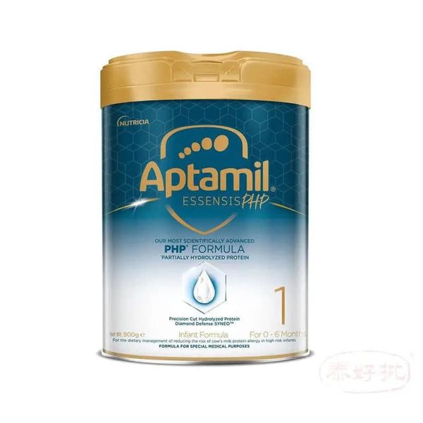 Aptamil-Stage 1 Essensis 有機 A2 蛋白優質嬰兒配方奶粉，0-6 個月 900 克 Aptamil