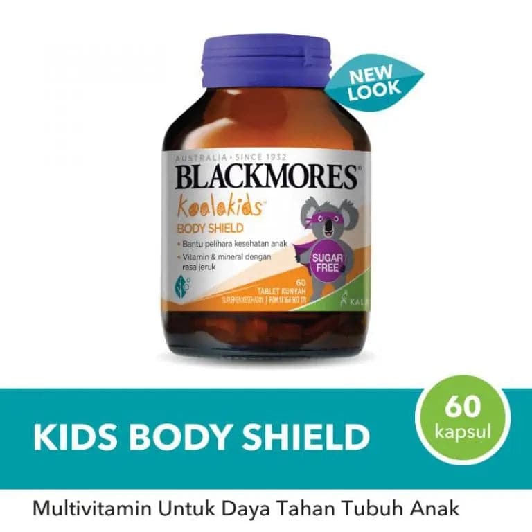 Blackmores Kids Body Shield Suplemen [60 Tablets] 泰好批—網絡批發直銷