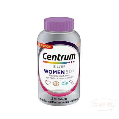 美國Centrum善存-50+女士復合維生素多種礦物質275粒