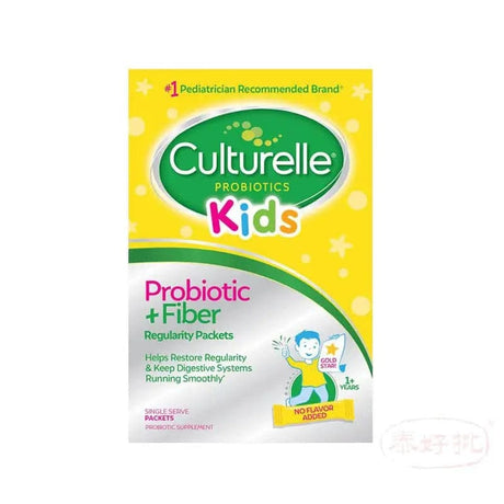 Culturelle Kids Regularity Probiotic & Fiber Dietary 24 Single Packets Culturelle