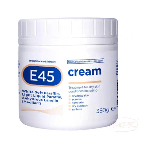 [英國] E45 Dermatological Moisturising Cream Tub, 350g 泰好批—網絡批發直銷