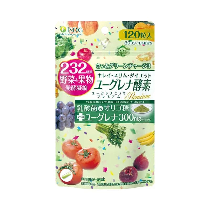 【日本寄-原箱出】iSDG 232種植物果蔬水果綠色酵素 120粒