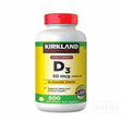 Kirkland Signature Extra Strength Vitamin D3 50 mcg 600 Softgels 泰好批—網絡批發直銷