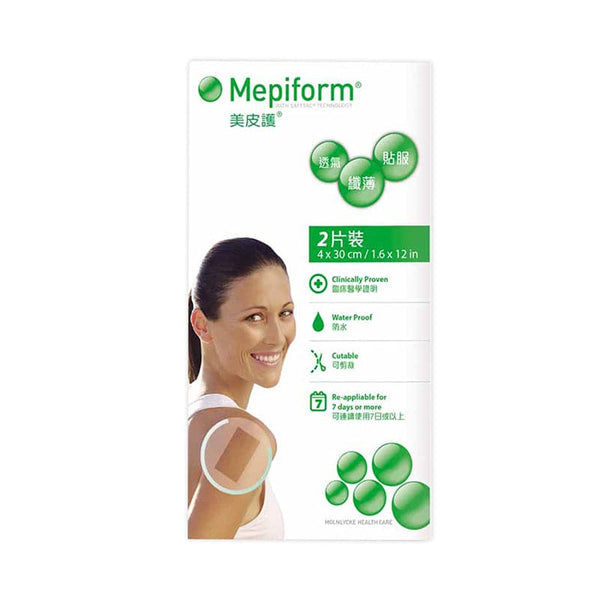 Mepiform - [原裝正貨]美皮護除疤貼4x30cm（2片裝） Mepiform