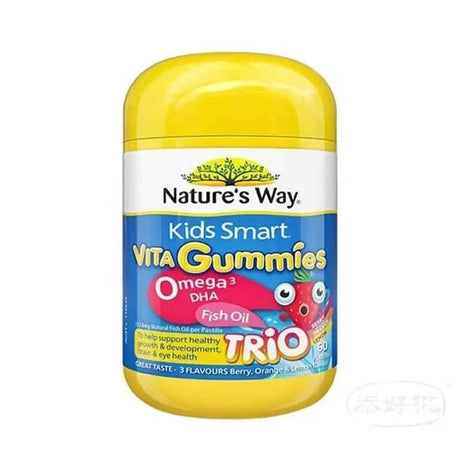 Nature's Way 澳萃維 佳思敏 Omega-3兒童魚油咀嚼軟糖 60粒 泰好批—網絡批發直銷