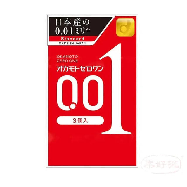 Okamoto - 岡本 0.01極限超薄安全套3片（平行進口） Okamoto