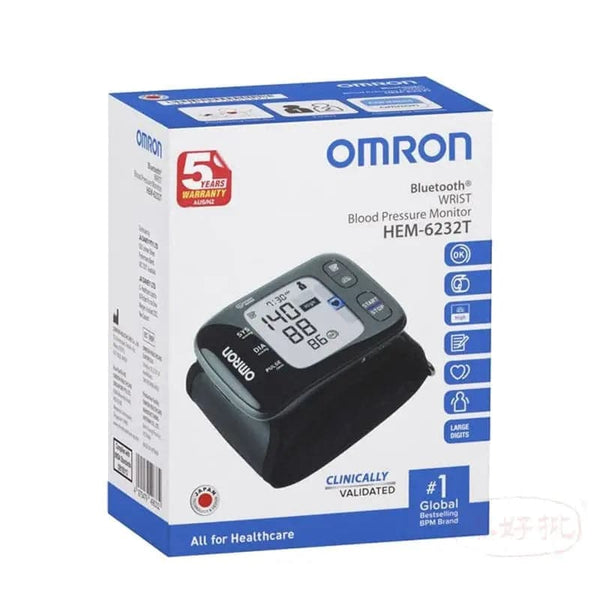 OMRON 歐姆龍 - 藍牙智能一體式手腕血壓計 HEM-6232T 泰好批—網絡批發直銷
