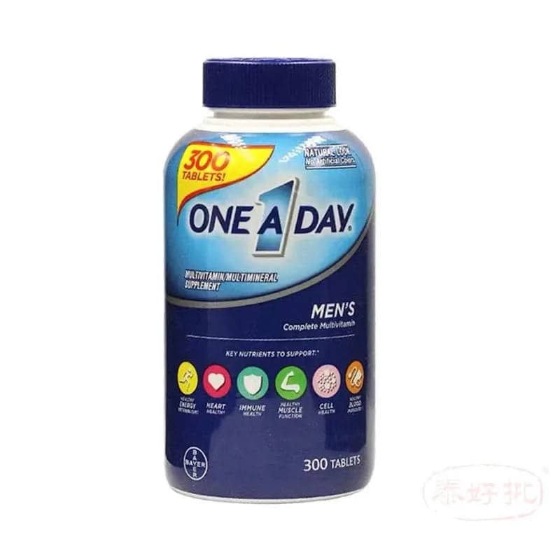 One-A-Day, 男性專用複合維生素營養片，300 粒 One-A-Day