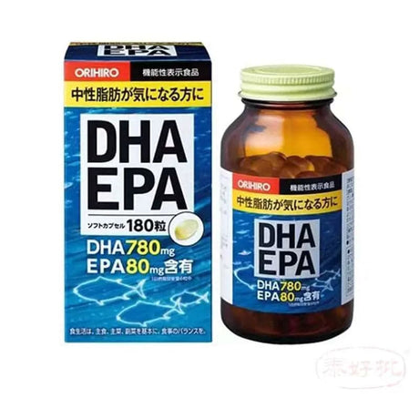 ORIHIRO立喜樂DHA780/EPA 深海魚油180粒/瓶 30天量 ORIHIRO