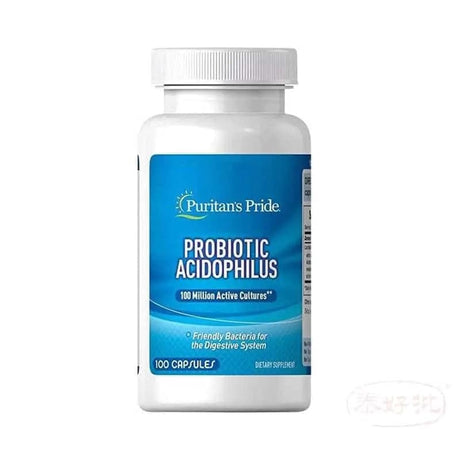 Puritan Pride Probiotic Acidophilus [100 Capsules] 泰好批—網絡批發直銷