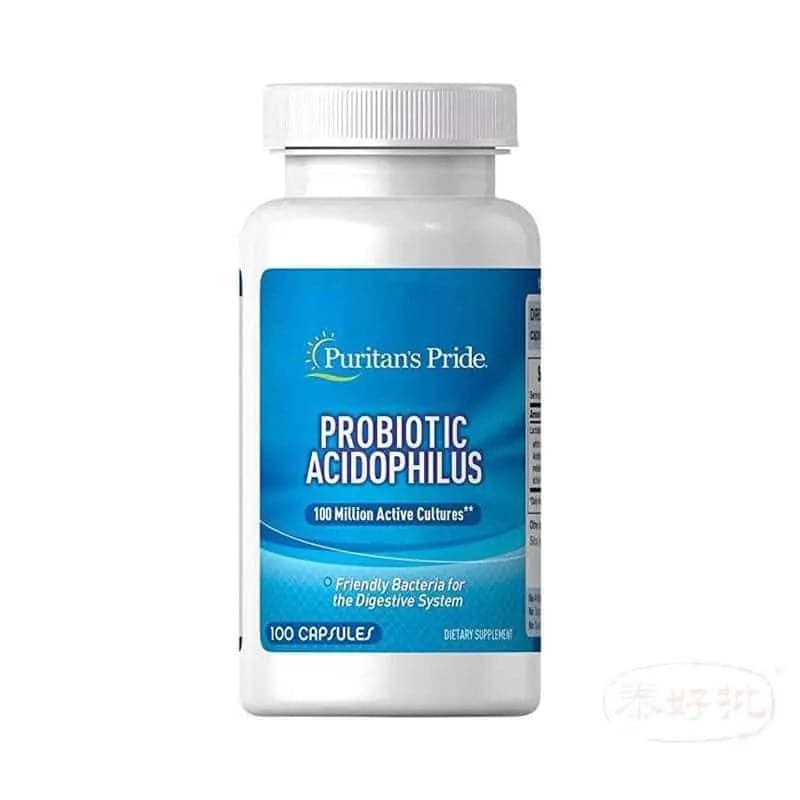 Puritan Pride Probiotic Acidophilus [100 Capsules] 泰好批—網絡批發直銷