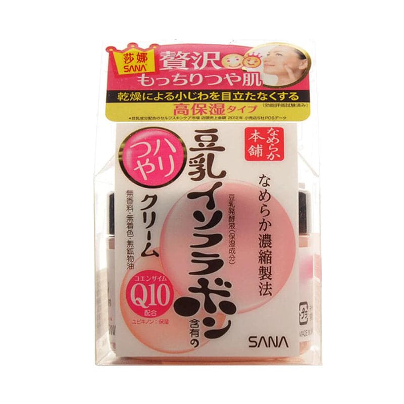 日本SANA-豆乳Q10彈力美肌面霜50g