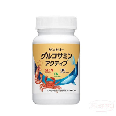日本三得利 Suntory 固力伸【葡萄糖胺+鯊魚軟骨】 增強肌舒緩膝蓋關節疼 (180粒/約30日份)