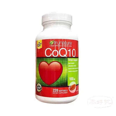Trunature CoQ10輔酶Q10 100毫克 220粒